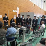 向上高校生物部の生徒さん達の活動発表。毎年、立派な研究を披露してくれます